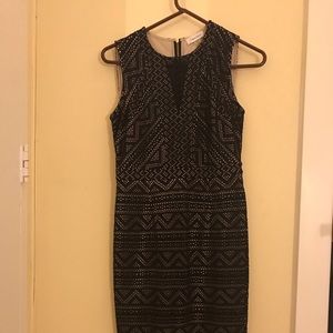 Calvin Klein navy lace dress